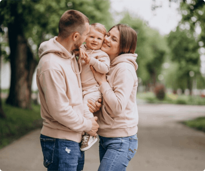 Молодые семьи с детьми