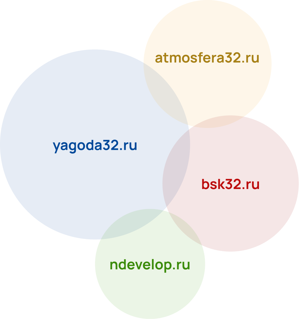 Страницы сайта выведены в ТОП Яндекса на 85% по ключевым запросам.