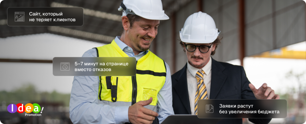Продвижение строительных сайтов